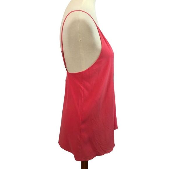 Alice + Olivia Women's Top Spaghetti Strap Fully Lined Coral Size Medium - Picture 4 of 10